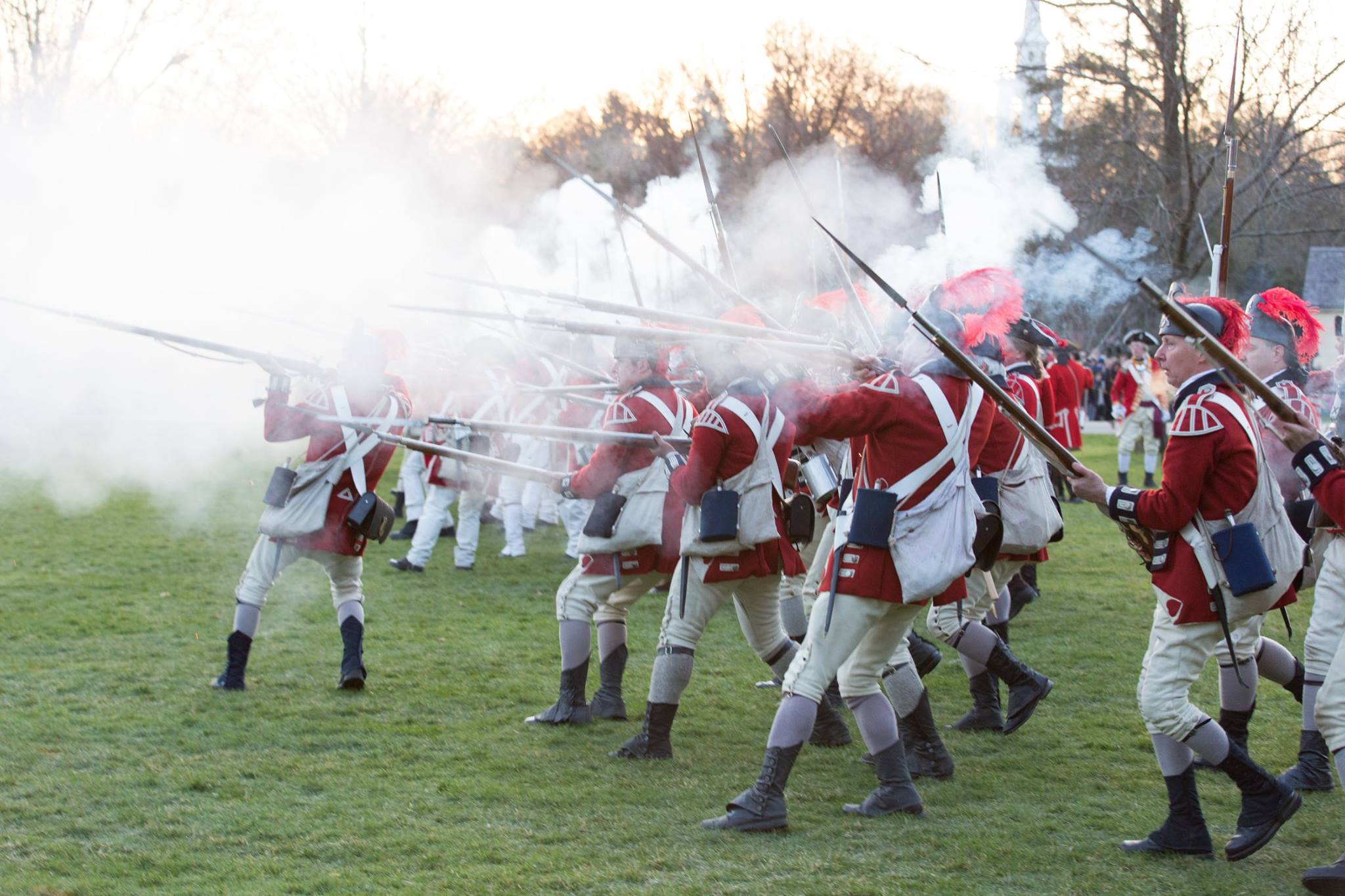 battle reenacment