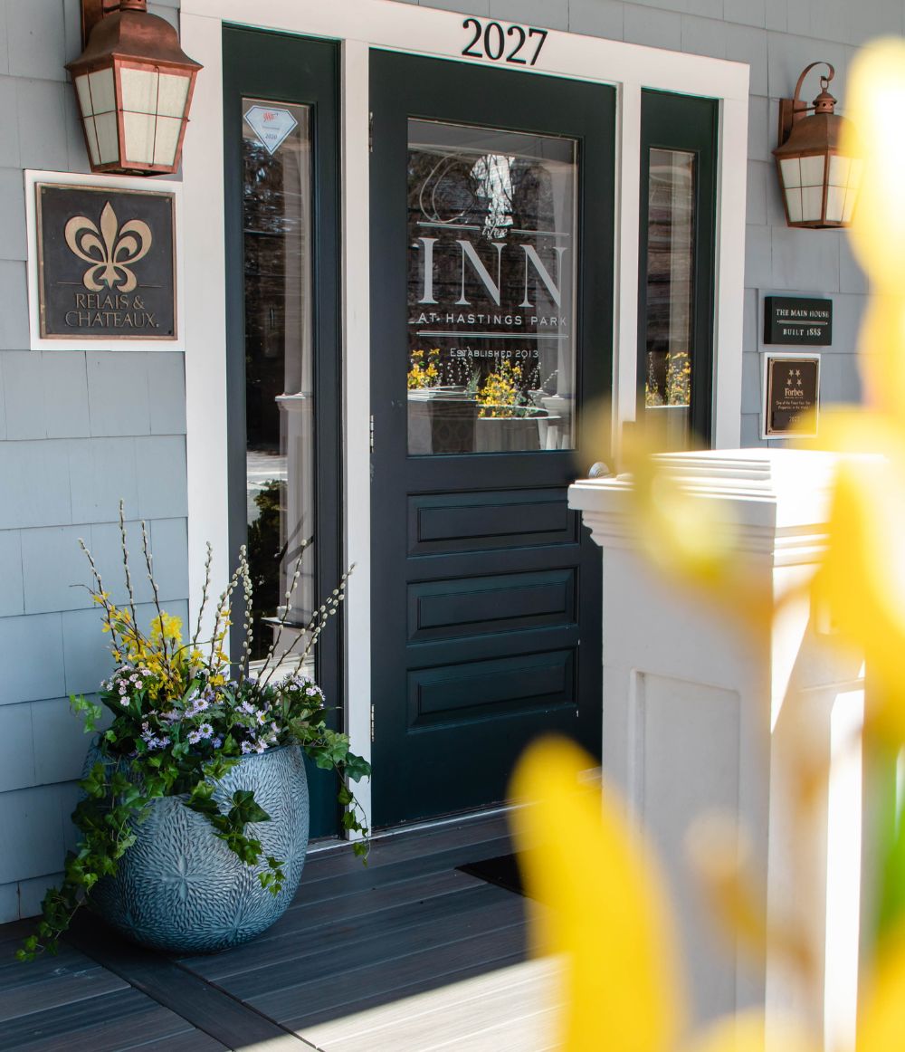 Entry door at the Inn at Hastings Park